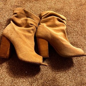Nine West open-toe booties (size 8)